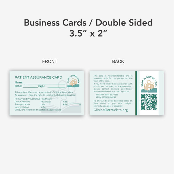 Business Cards 3.5"x2" Thumbnail