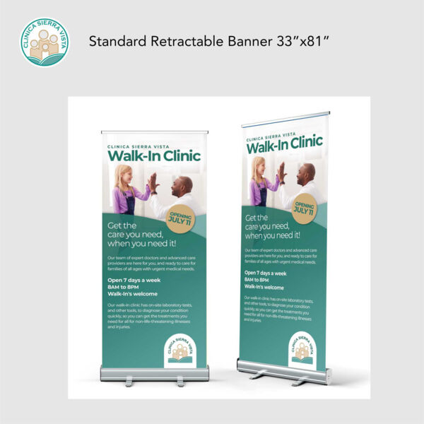 Retractable Banner 33”x81” Thumbnail
