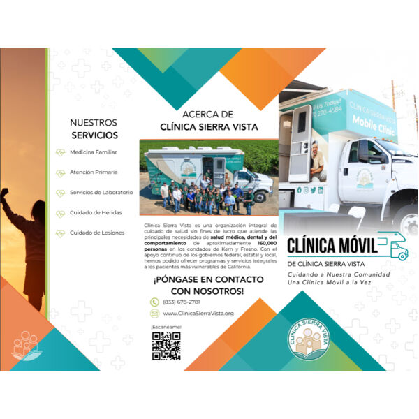 Mobile Unit Brochure Spanish Front and Back Thumbnail