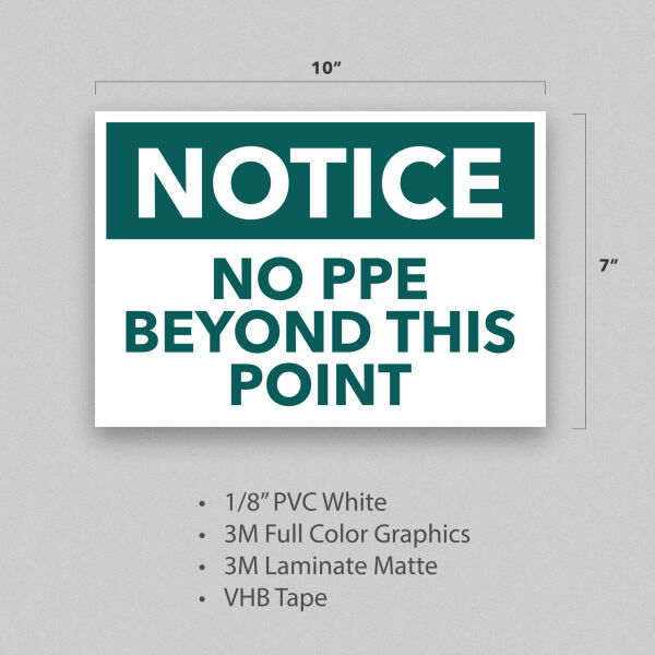 Notice No PPE Sign Thumbnail